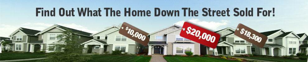 What did your neighbors house really sell for?