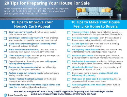 20 Tips for Preparing Your House for Sale This Spring